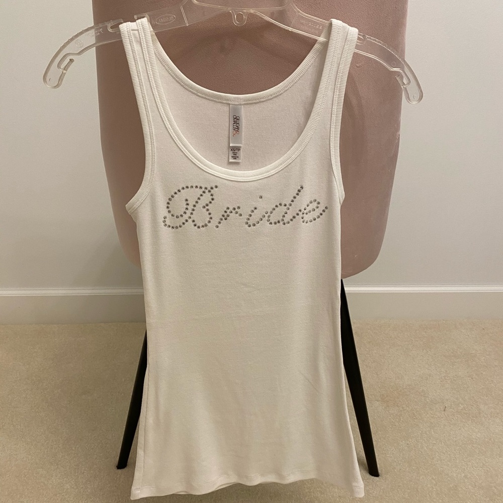 Bride Rhinestone Tank Top - Picture 2 of 3